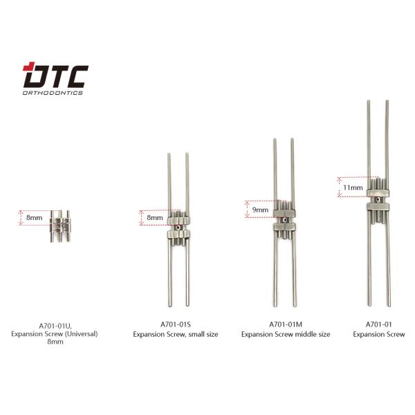 CE Certified Dental Expansion Screw for Orthodontic and Medical Treatment by DTC