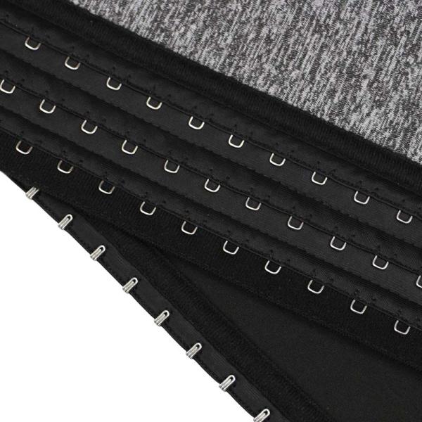 Серый занимаясь культуризмом тренер талии косточки OEM 9 тренера талии стальной