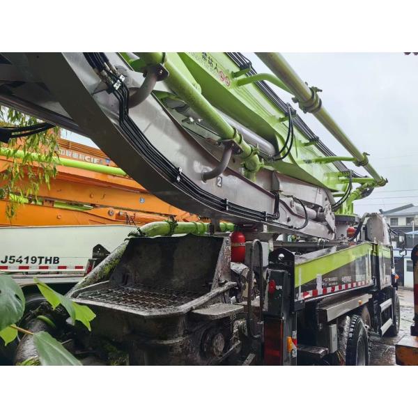 Zoomlion ZLJ5280THBJE 43X-5RZ Used Concrete Pump Truck 8 - 15 Bar Pressure