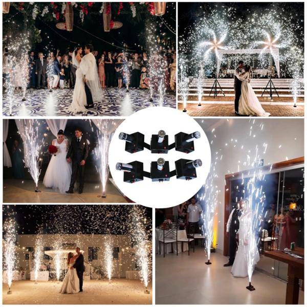 6 Cue Wireless Remote Control Fire System Igniter Indoor Cold Fountain Stage Pyrotechnic Fireworks Ignition Firing System