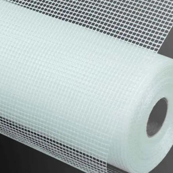 Customizable Grid Fiberglass Mesh Cloth In White UV Resistant Breathable