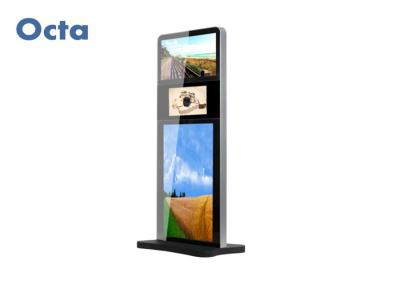 Indoor LCD Digital Advertising Displays Media Player With SD Card Play And Plug