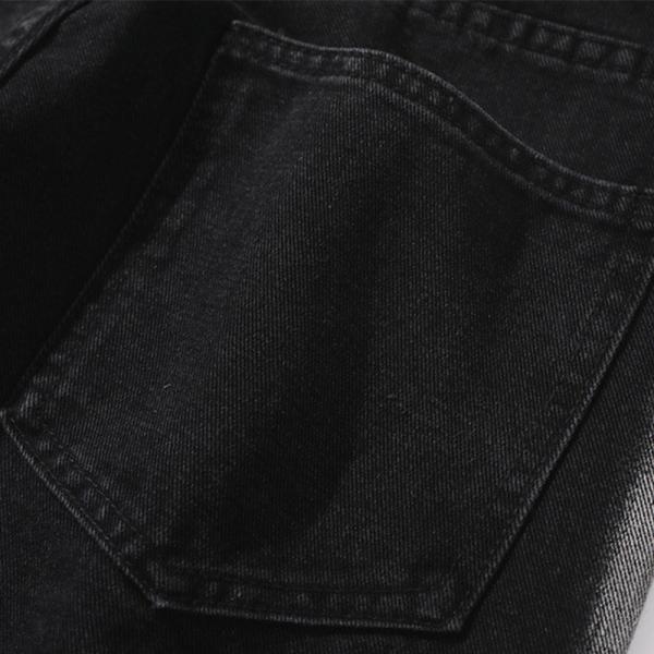 OEM Strap Washed Jeans Low MOQ Wide Leg Pants Denim Clothing Manufacturer