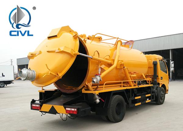 HOWO 4x2 10CBM 10000L Vaccum Sewage Suction Truck 120hp Horse Power