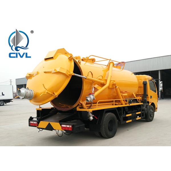 Light Dongfeng Truck Chassis 6m3 Cleaning Sewage Suction Truck / Fecel Suction Truck / Special Cleeaning Vehicle
