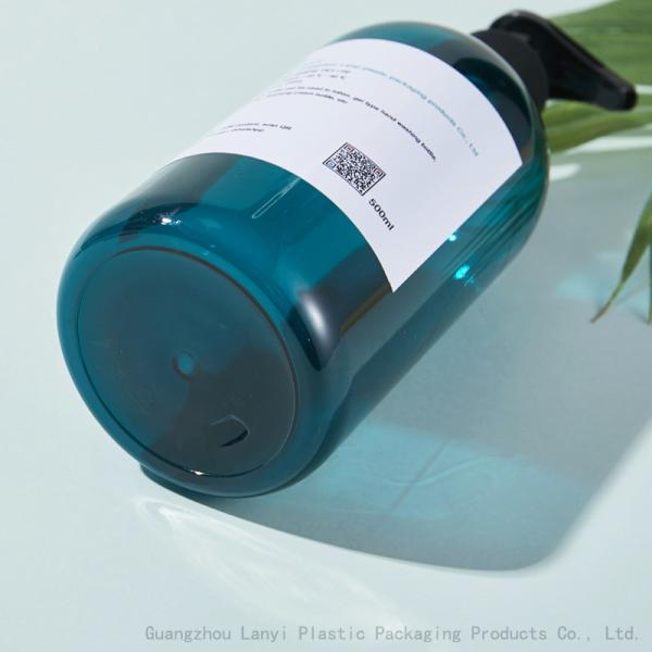 a bomba azul do champô do animal de estimação de 300ml 500ml engarrafa para o gel do chuveiro