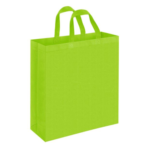 Eco Reusable Tote Custom Plaid Non Woven Shopping Bag with Ultrasonic Technology