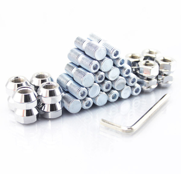 5x112/66.6 To 5x114.3/60.0 Billet Hub Centric Wheel Spacers Adapter For Mercedes & Audi Bolt-On To Nut-On