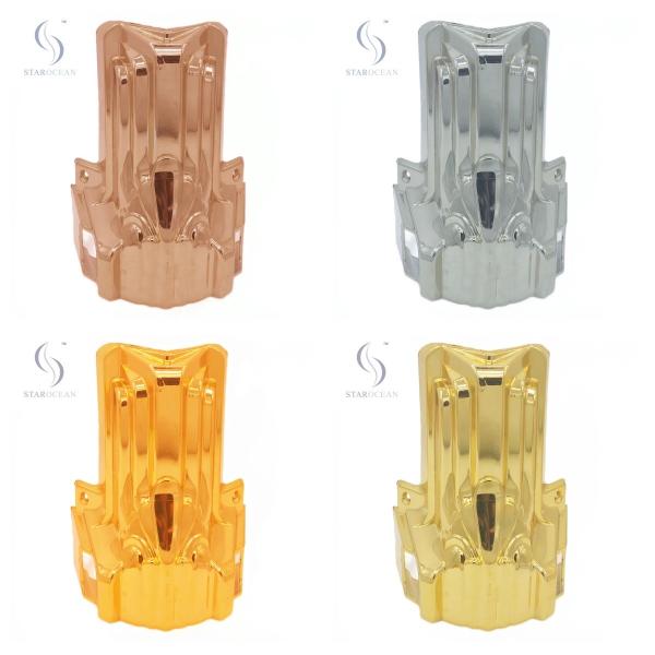 Silver PP/ABS Material Coffin Corner Personalized Coffin Hardware Supplier 11# S