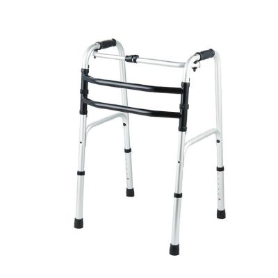Adult and Youth Single Button Aluminum Folding Walker