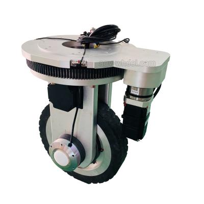 Conjunto vertical da roda da movimentação do AGV