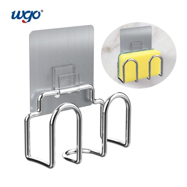 Наборы аксессуаров ванны собственной личности слипчивые, установленный держатель губки кухонной раковины