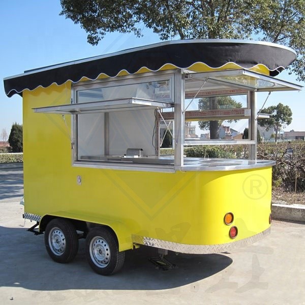 200 Set Snack Machines Food Truck Shop Mobile Food Cart with High Capacity and Wheels