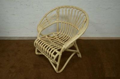 Luxury Cane Modern Chair Wooden Wicker Rattan Bar Chairs Outdoor Garden Sofa Chair