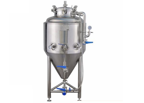 50L / 100L Dimple Plate Stainless Conical Fermenter Brewing Kits Customized