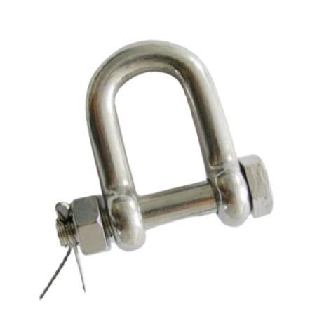 Finitura polida OEM 304 316 aço inoxidável Us Bolto Tipo de cadeia Chain Chain D