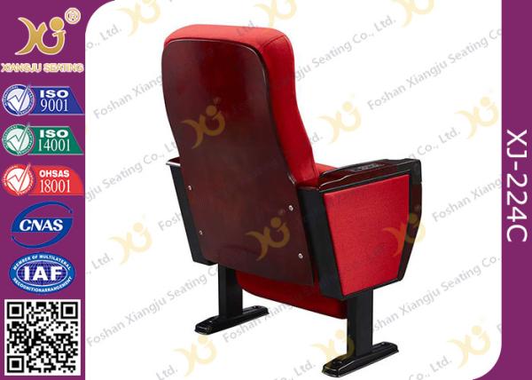 Special Design Iron Leg Auditorium Theatre Chair With Aluminum Alloy ABS Folding Table