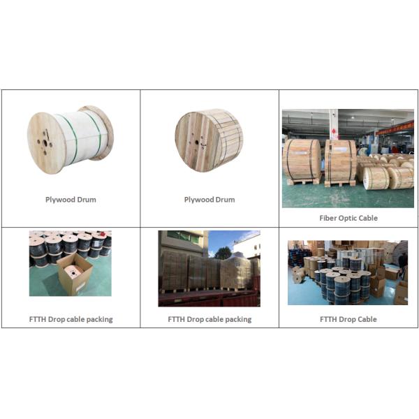 Диаграмма 8 сталь GYTC8S само- поддерживая кабеля для воздушных линий села провод на мель