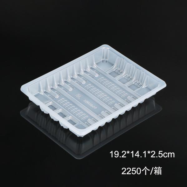 Supermarket Rectangle Roast Chicken Pork Meat Packaging Tray PP Disposable
