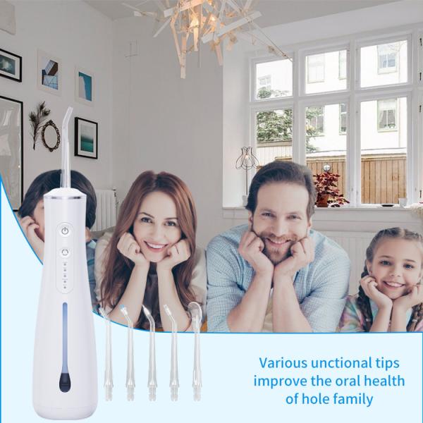 IPX7 étanche Portable irrigueur oral Dents blanchissant Flosser d'eau dentaire pour la maison