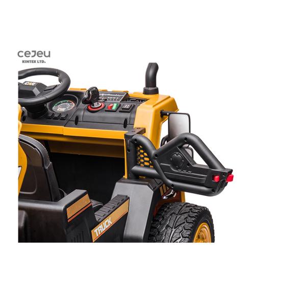 Желтые дети 2.4G RC едут на батарее сброса тележки игрушки привелись в действие езду на тележках 12V10AH