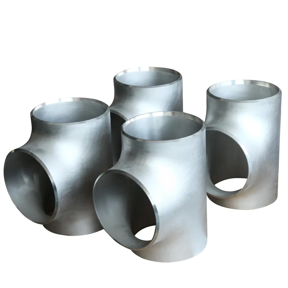 ASME B16.9 Stainless Steel Butt Weld Tee – ASTM A403 304/316L Reducing Equal Pipe Fitting
