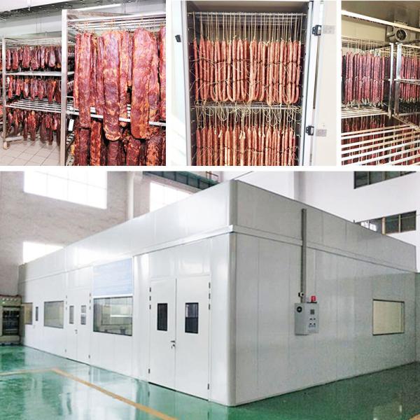 600 To 1000KG Sausage Shrimp Meat Drying Machine Wearproof 26KW