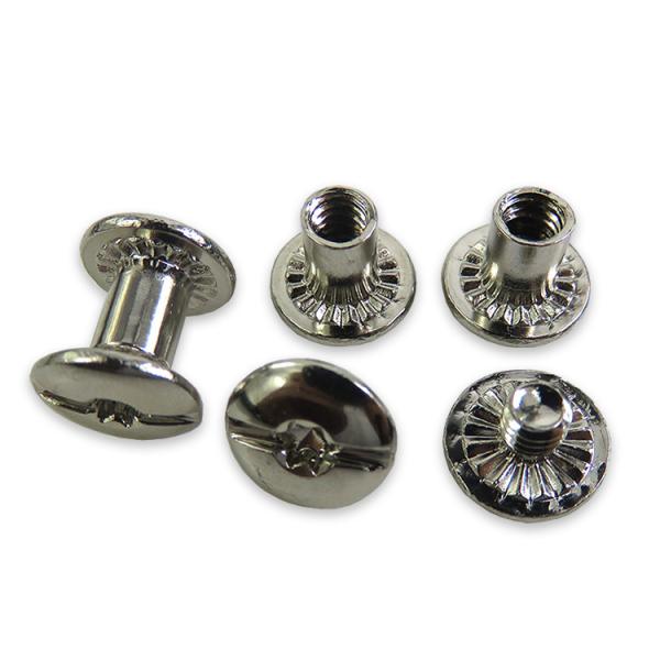 M3 vis à tête ronde de Chicago pour fixation en laiton inoxydable en aluminium