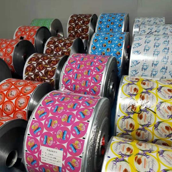 Oripack 80mic Laminated Roll Film OEM For Yogurt Bottle Sealing