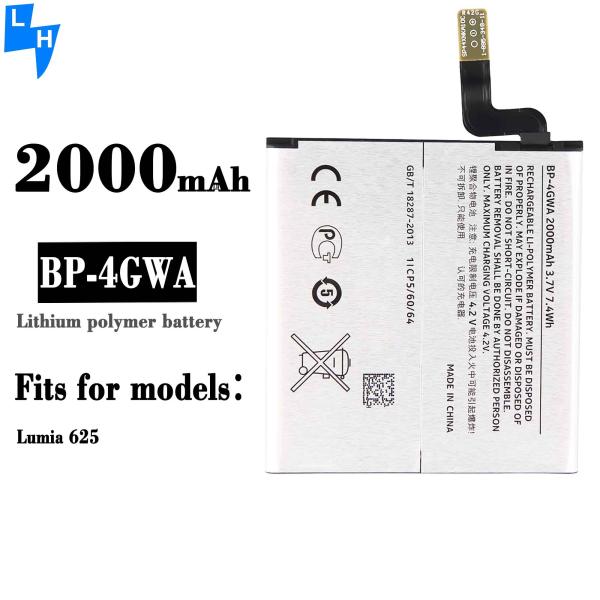 BP-4GWA 3.8V 2550mAh Аккумулятор для Nokia Lumia 625 625H 720 720T RM-885 Замена