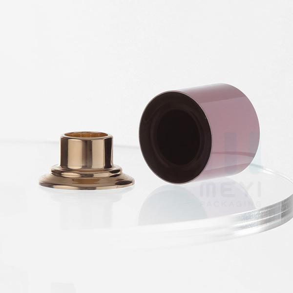 Luxury Fragrance Bottle Caps Crimp Version Aluminum Gold Silver CE / Rohs Standard