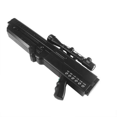 Powerful 80W Gunshape Drone Jammer With 1 Hour Battery 140W RF Power 1000m Radius