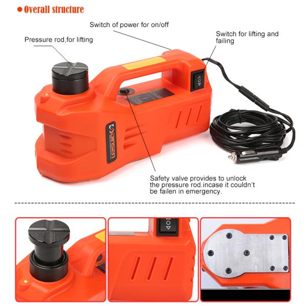 Портативный легкий работая подъем автомобиля Scissor подъем поднимает силу домкратом 5 тонн сильную