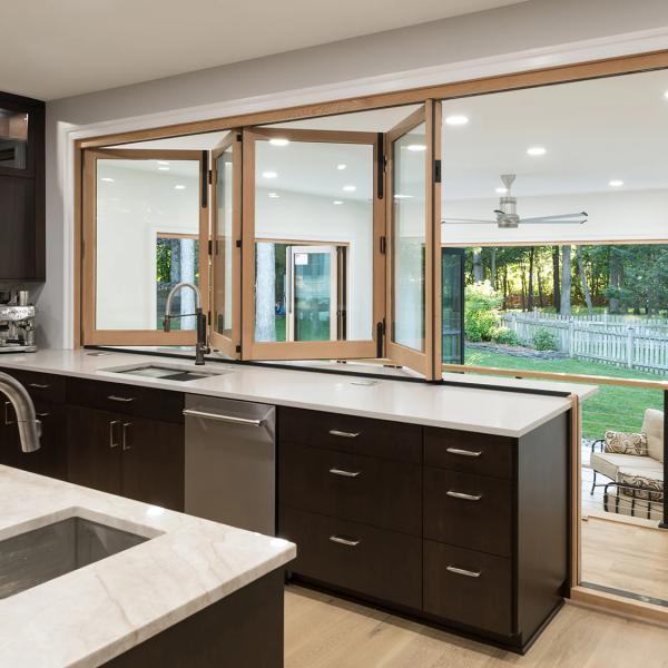 Ocean-Front Folding Window Engineering Resisting Salt Corrosion While Maximizing Sea Air Flow
