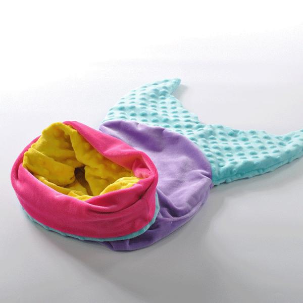 Plush Sleeping Bag Blanket Minky Kids Mermaid Fleece Blanket