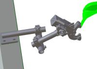 Automation emboutissant l'individu automatique pneumatique de pince fermant à clef la structure pour le fixage