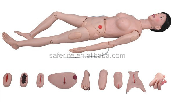 2020 High Quality Human Hospital Training Nursing Care Basic Nursing Manikin With Dress