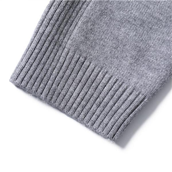 Solid Color Viscose/Cotton Pullover Sweater Slim Fit Turtleneck for Men's Casual Wear