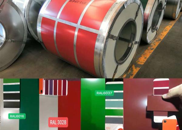 610mm que PPGI corrugou a chapa de aço galvanizada, Prepainted galvanizou a chapa de aço