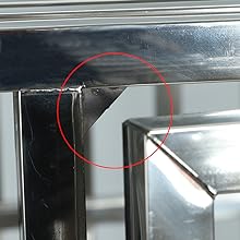 47 Inch Heavy Duty Stainless Steel Dog Cage High Anxiety Indestructible and Escape-Proof Dog Crate Kennel for Large