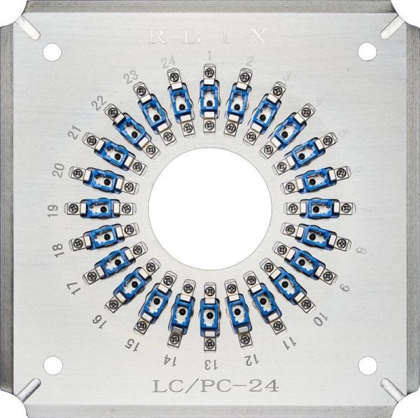 24 Ports LC/PC Optical Fiber LC Connector Polish Holder