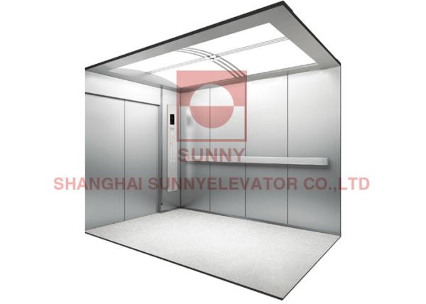 2.5m/S Tration Medical Stainless Steel VVVF MRL Medical Hospital Lift