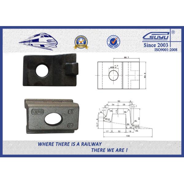 Крепежные детали asrailroad струбцины рельса железной дороги для гарантировать следа