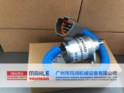 12V 24V Fuel Shut Off Solenoid , 119233-77932 Diesel Engine Stop Solenoid For Yan