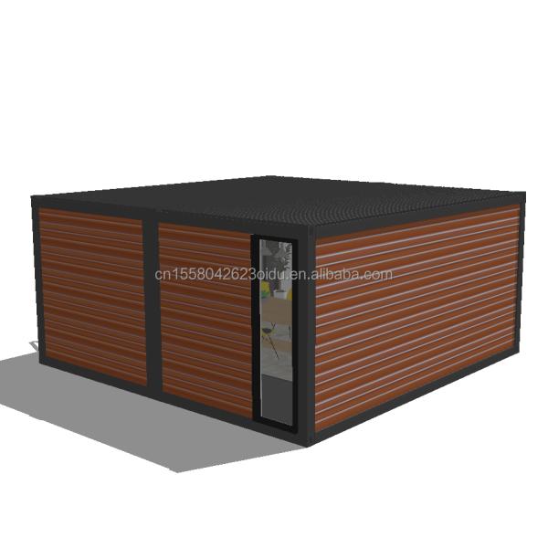 Casa prefabricada modular de madera de dos pisos para vivienda urbana o alquiler de vacaciones