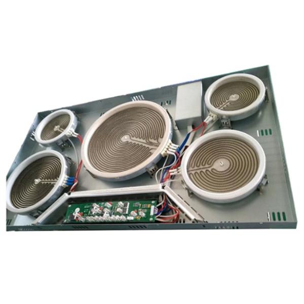 90cm Samrt Stove Radiant Coil 4 Burner Ceramic Cooktop