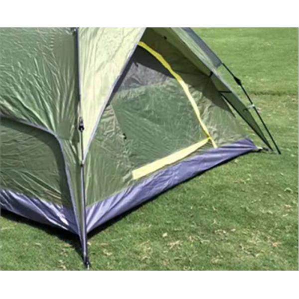 210*210*135cm Автоматический стекловолокнистый столб водонепроницаемый PU2000mm Покрытый зеленым 190T полиэстер дождепроницаемый на открытом воздухе