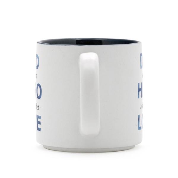 Керамическая кружка для папы для кофе Белый цвет с творческими словами 