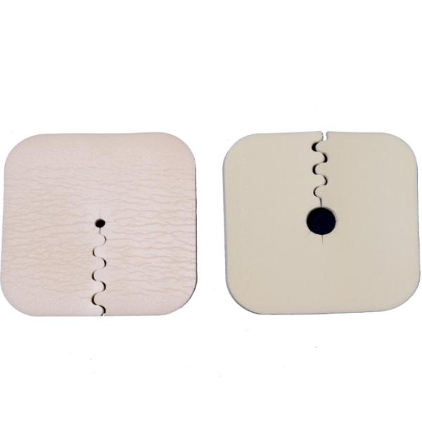 Laminated with PU Film wound Foam Dressing for elbow use or for trachea cannula use