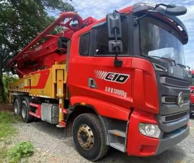 Used 2023 Year Sany 43M Small Size Concrete Pump Truck With Sany Chassis For Construction